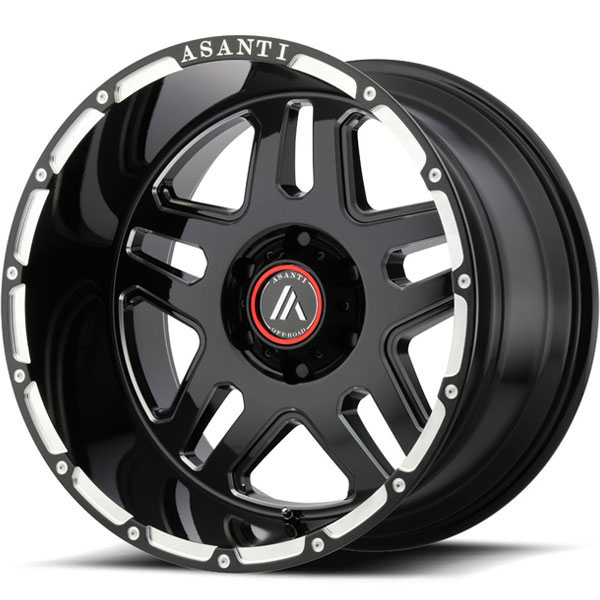 Asanti Off-Road AB-809 Gloss Black Milled