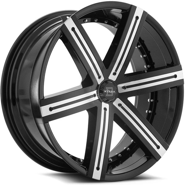 Blade BRVT-454 Sargon Gloss Black with Chrome Inserts