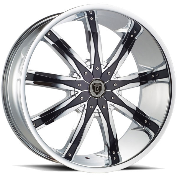 Borghini B9 Chrome with Black Inserts