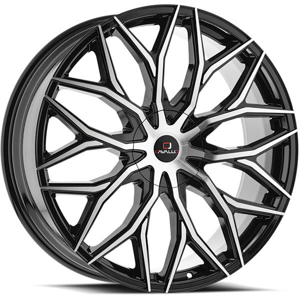 Cavallo CLV-37 Gloss Black Machined