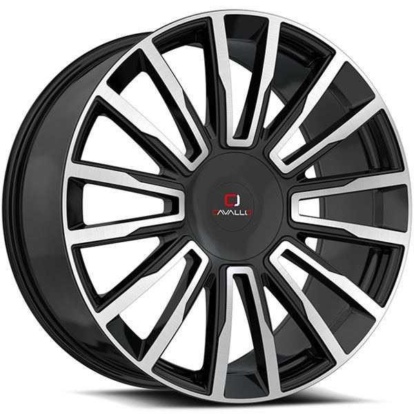 Cavallo CLV-47 Gloss Black with Machined Face