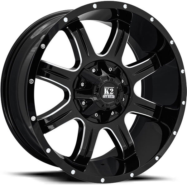 K2 OffRoad K01 Everest Gloss Black Milled