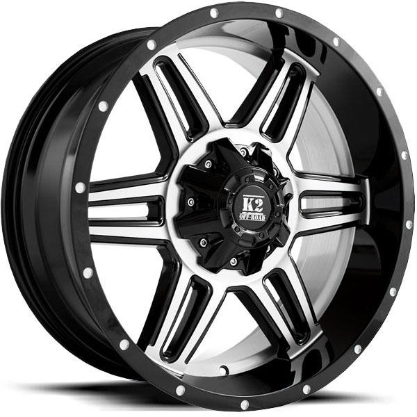 K2 OffRoad K06 Sphinx Gloss Black Machined