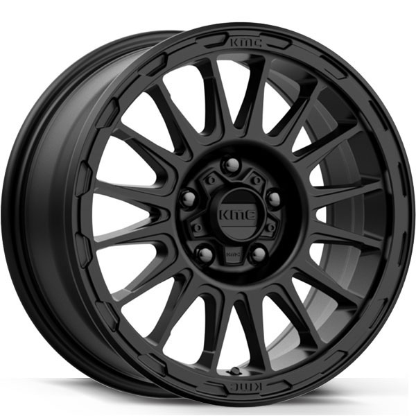 KMC KM542 Impact Satin Black