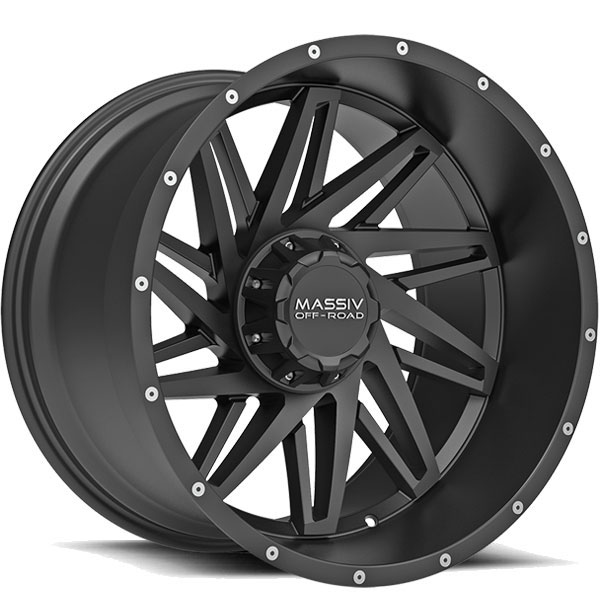 Massiv Offroad OR3 Satin Black with Milled Spokes