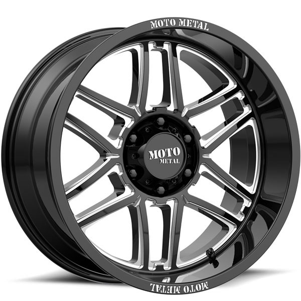 Moto Metal MO992 Folsom Gloss Black with Milled Spokes