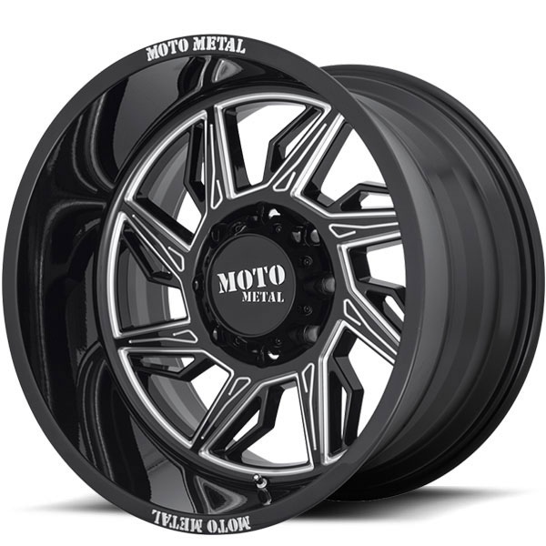 Moto Metal MO997 Hurricane Gloss Black with Milled Spokes Left