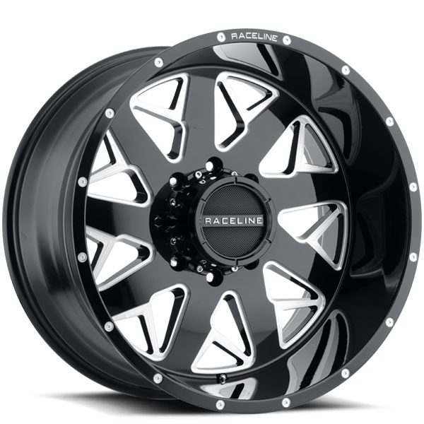 Raceline 939M Disruptor Black with Milled Spokes