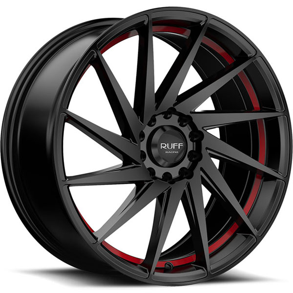 Ruff Racing R363 Satin Black with Red Undercut