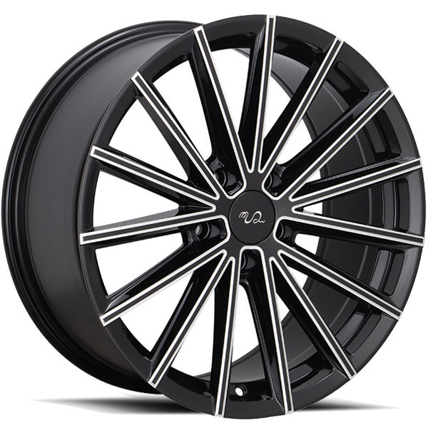 U2-58 Black with Milled Spokes